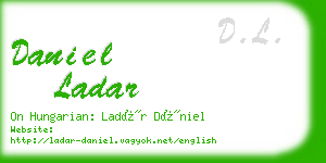 daniel ladar business card